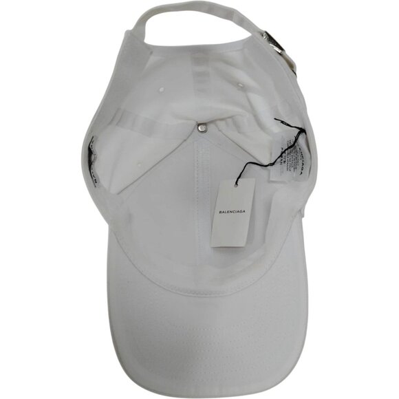 (L2) Balenciaga Cap White Canvas - Picture 6 of 10